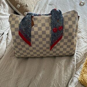 Louis Vuitton speedy 30 bandolier azur
